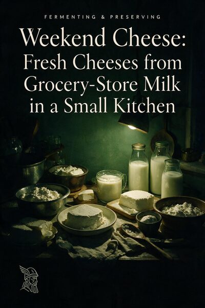 Weekend Cheese: Fresh Cheeses from Grocery-Store Milk in a Small Kitchen