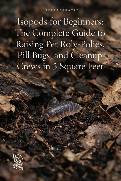 Isopods for Beginners: The Complete Guide to Raising Pet Roly-Polies, Pill Bugs, and Cleanup Crews in 3 Square Feet