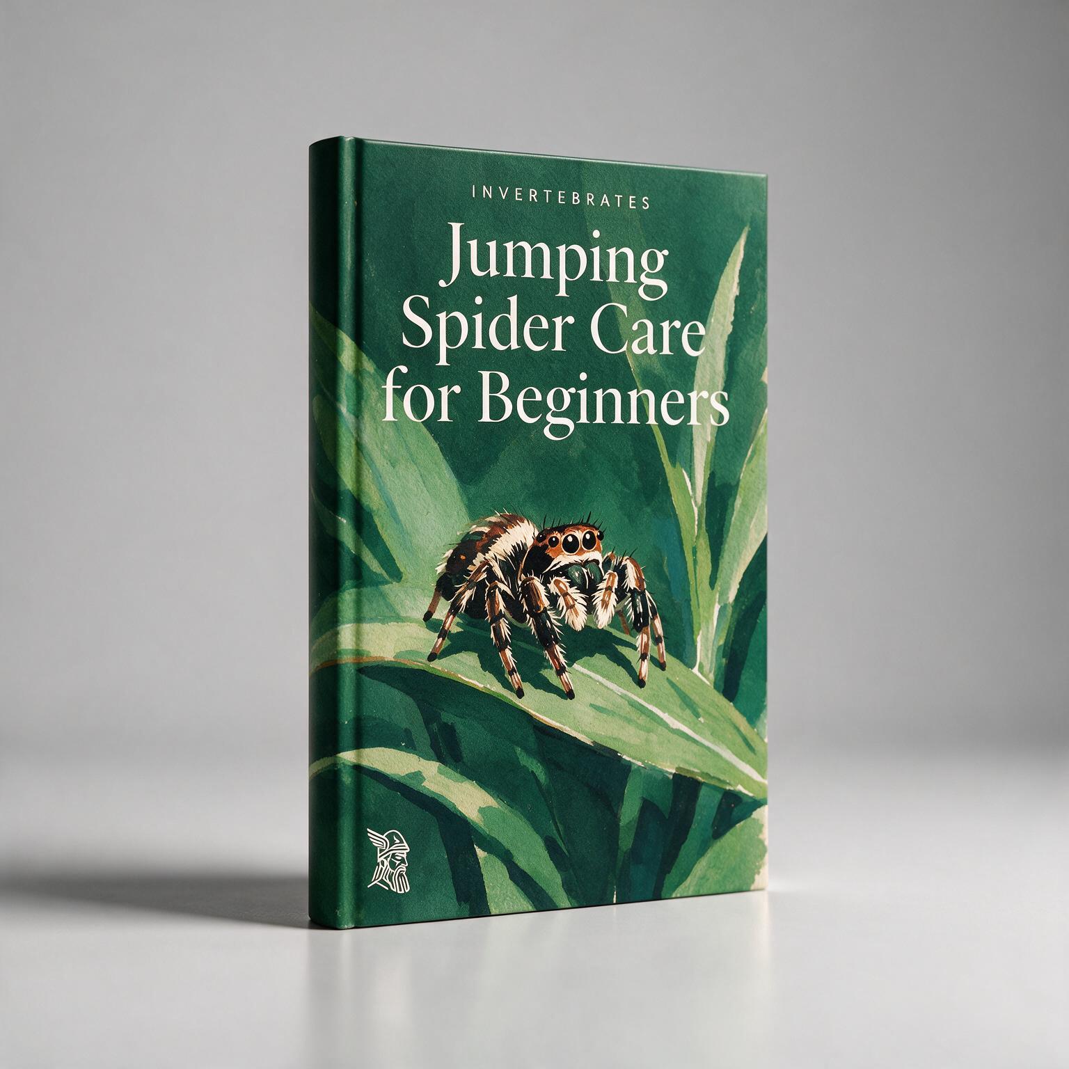 Jumping Spider Care for Beginners as a printed book