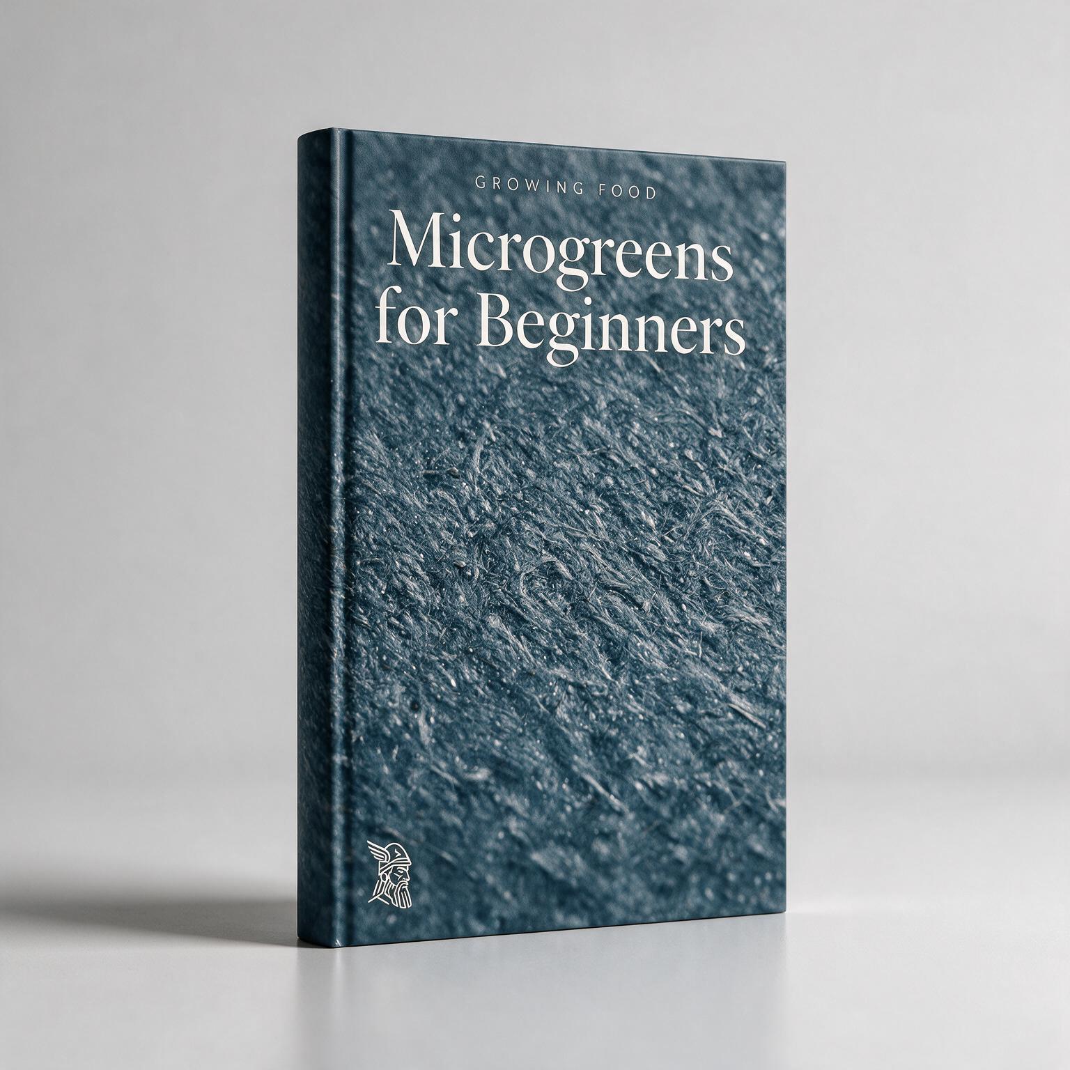 Microgreens for Beginners as a printed book