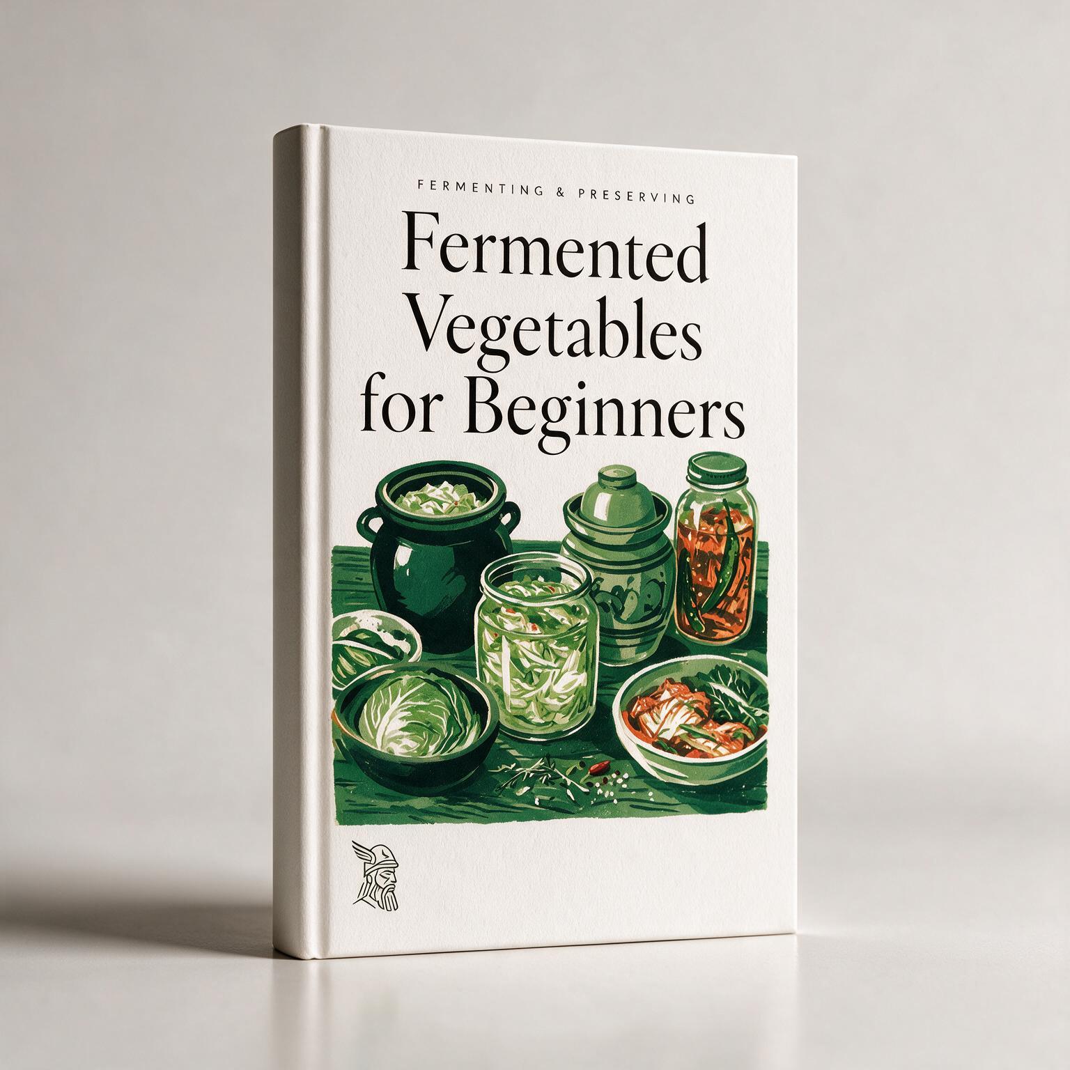 Fermented Vegetables for Beginners as a printed book