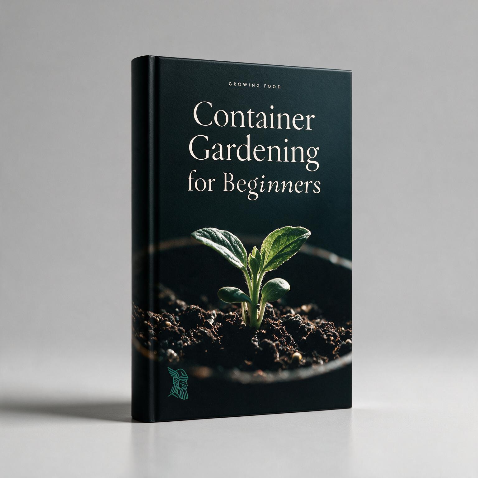 Container Gardening for Beginners as a printed book