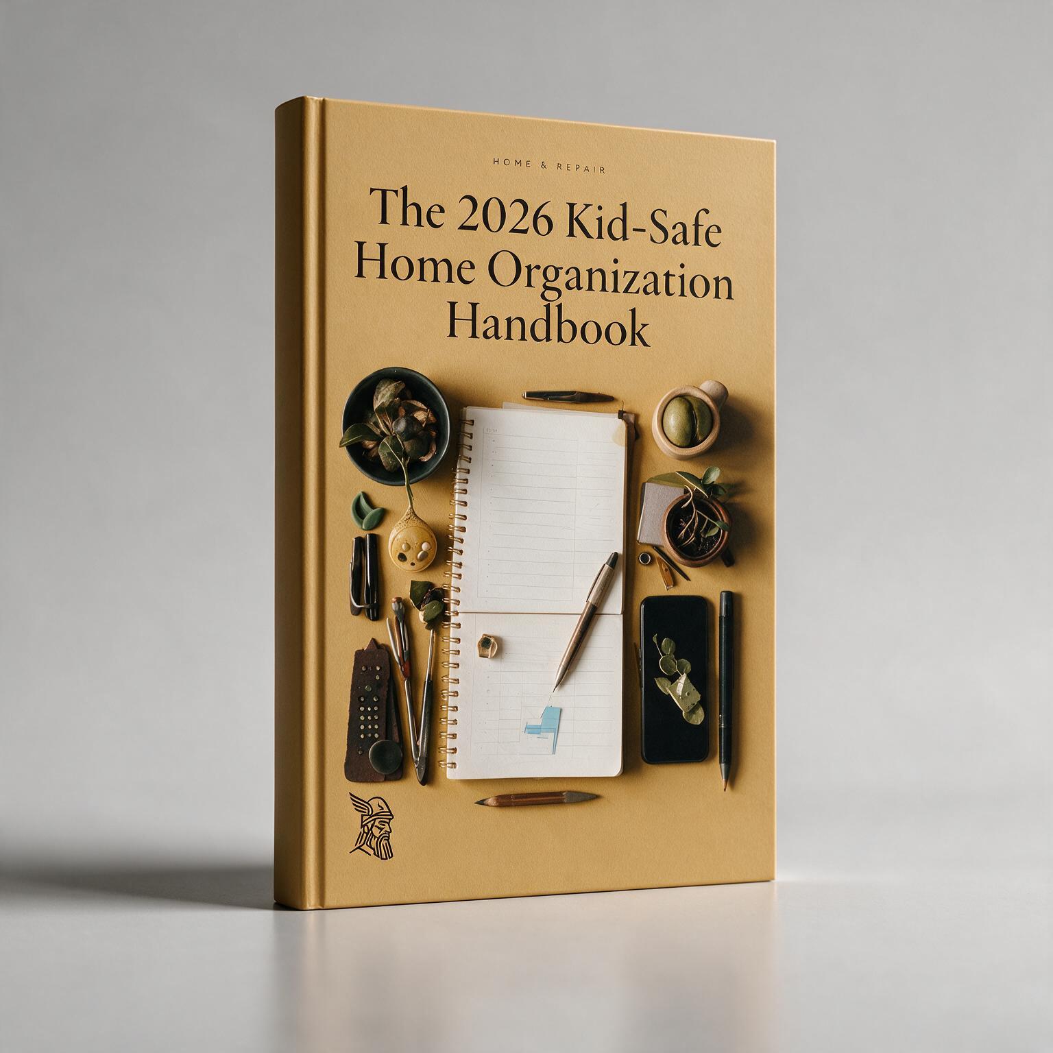 The 2026 Kid-Safe Home Organization Handbook as a printed book