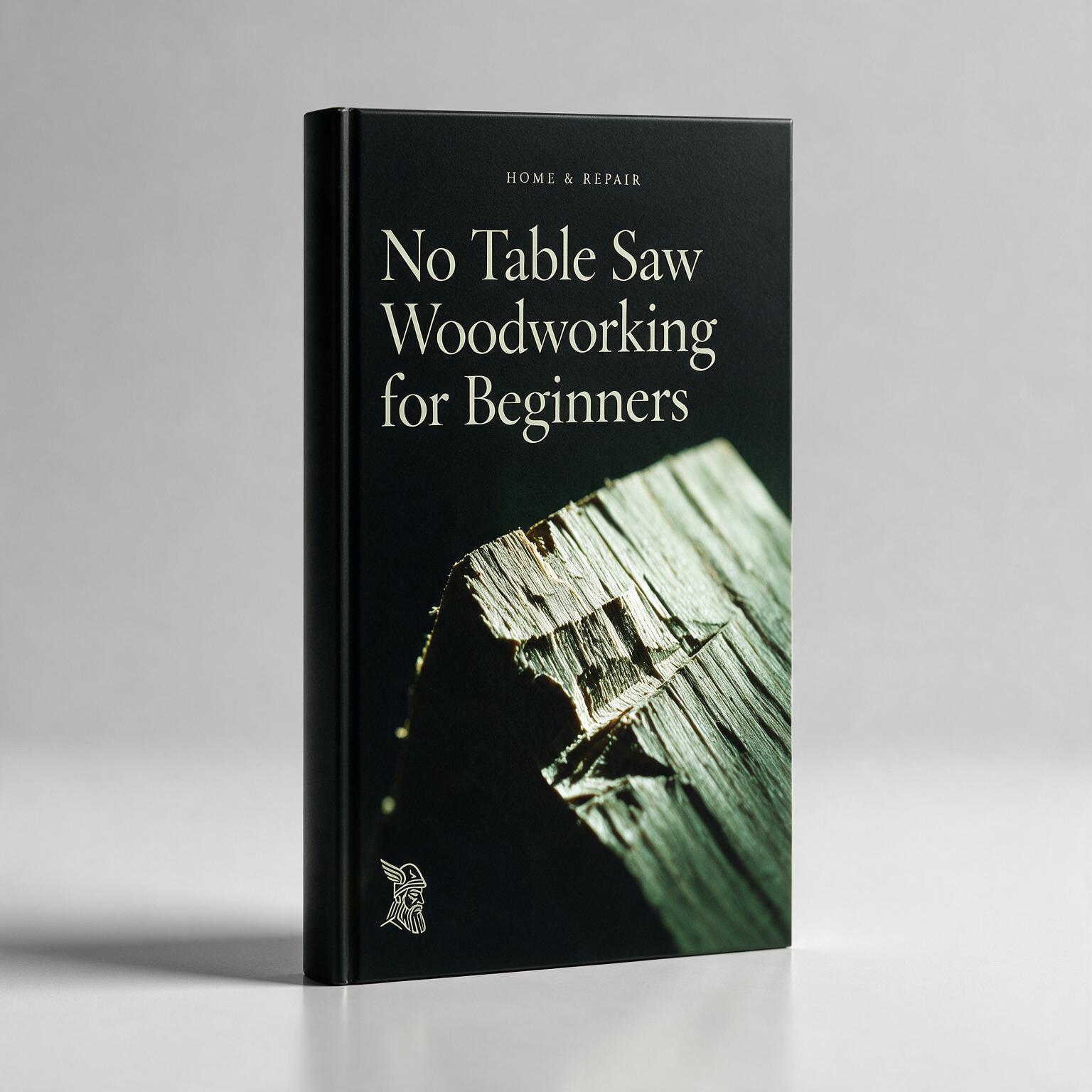 No Table Saw Woodworking for Beginners as a printed book